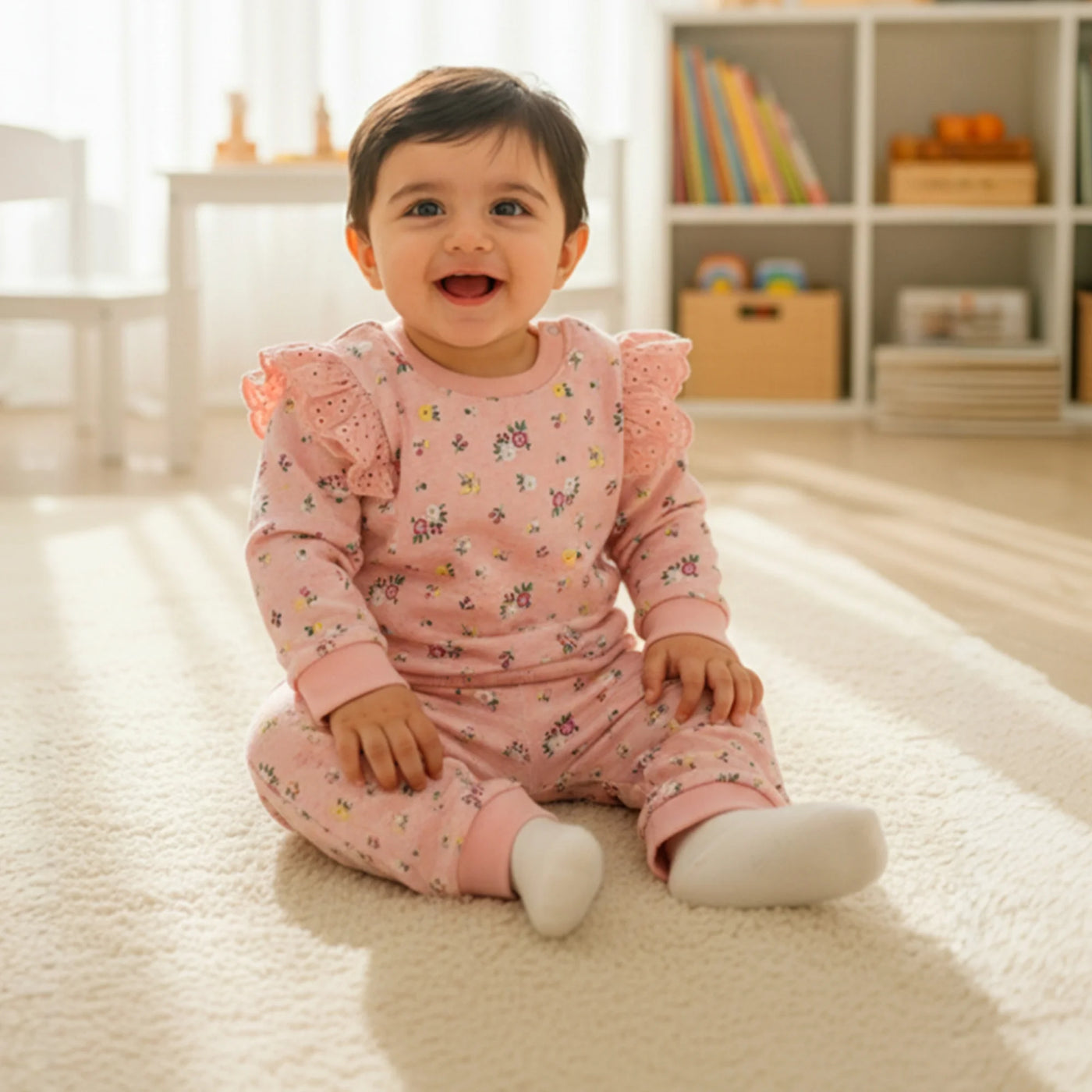 FLORAL 2PC SUIT - GIRLS (INFANTS)