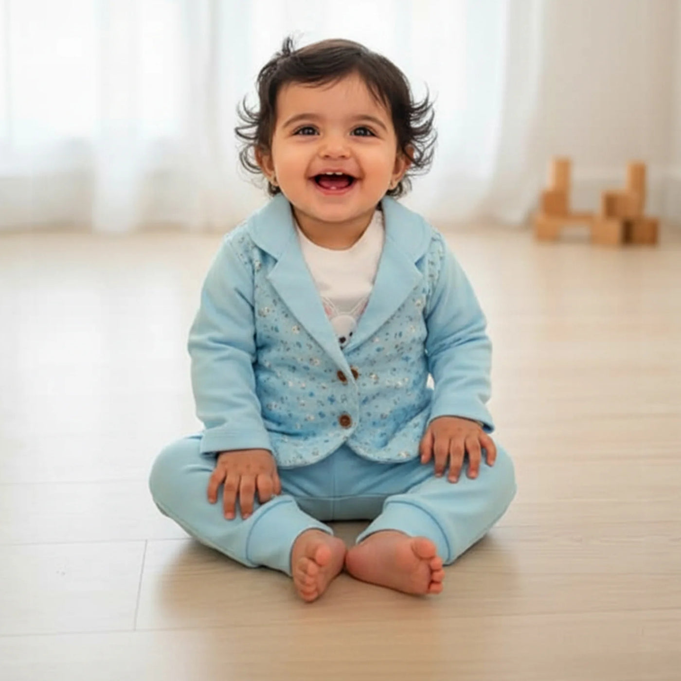 BUNNY 3PC SUIT WITH JACKET - GIRLS (INFANTS)