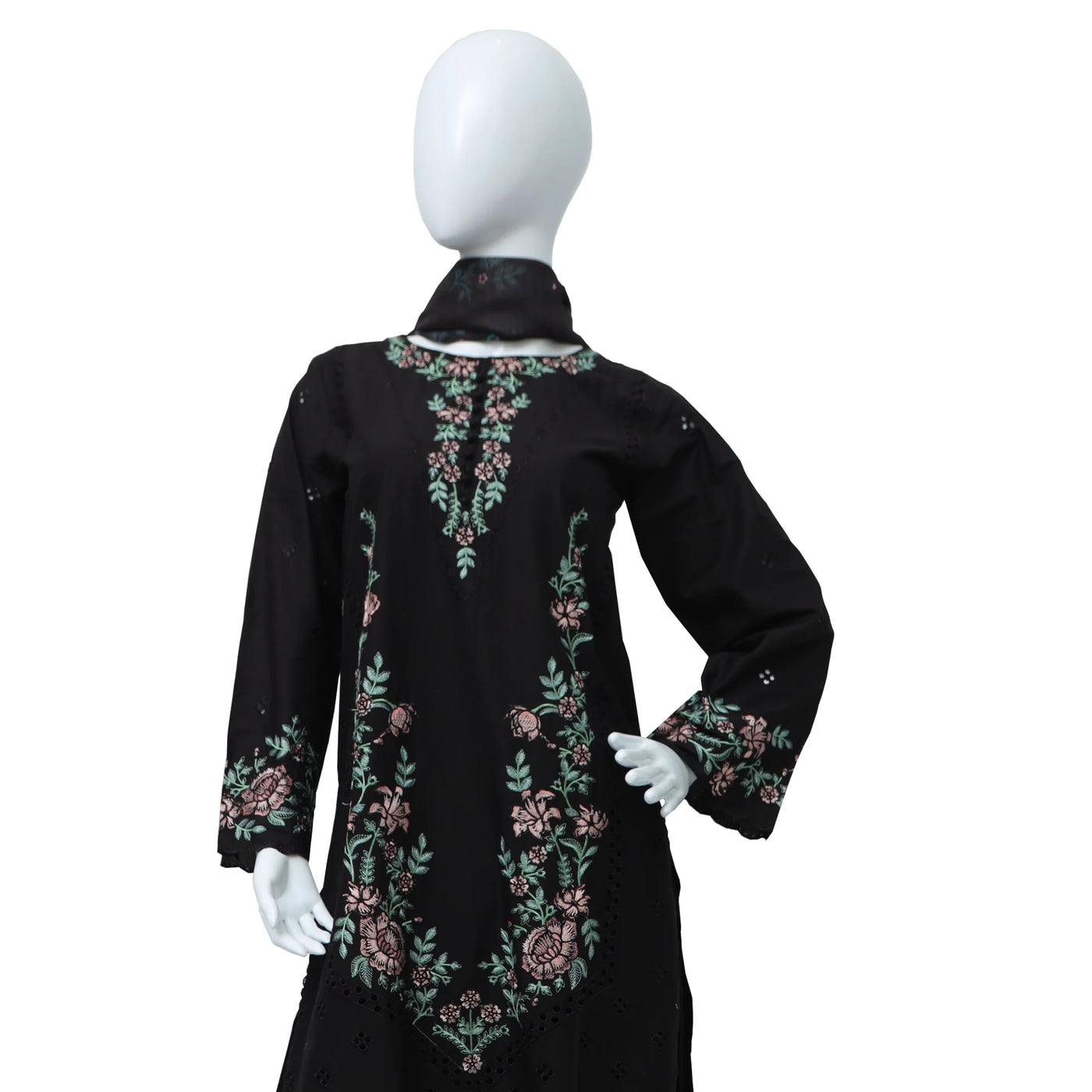 Khobsurat embroidered winter cotton 3pc stitched