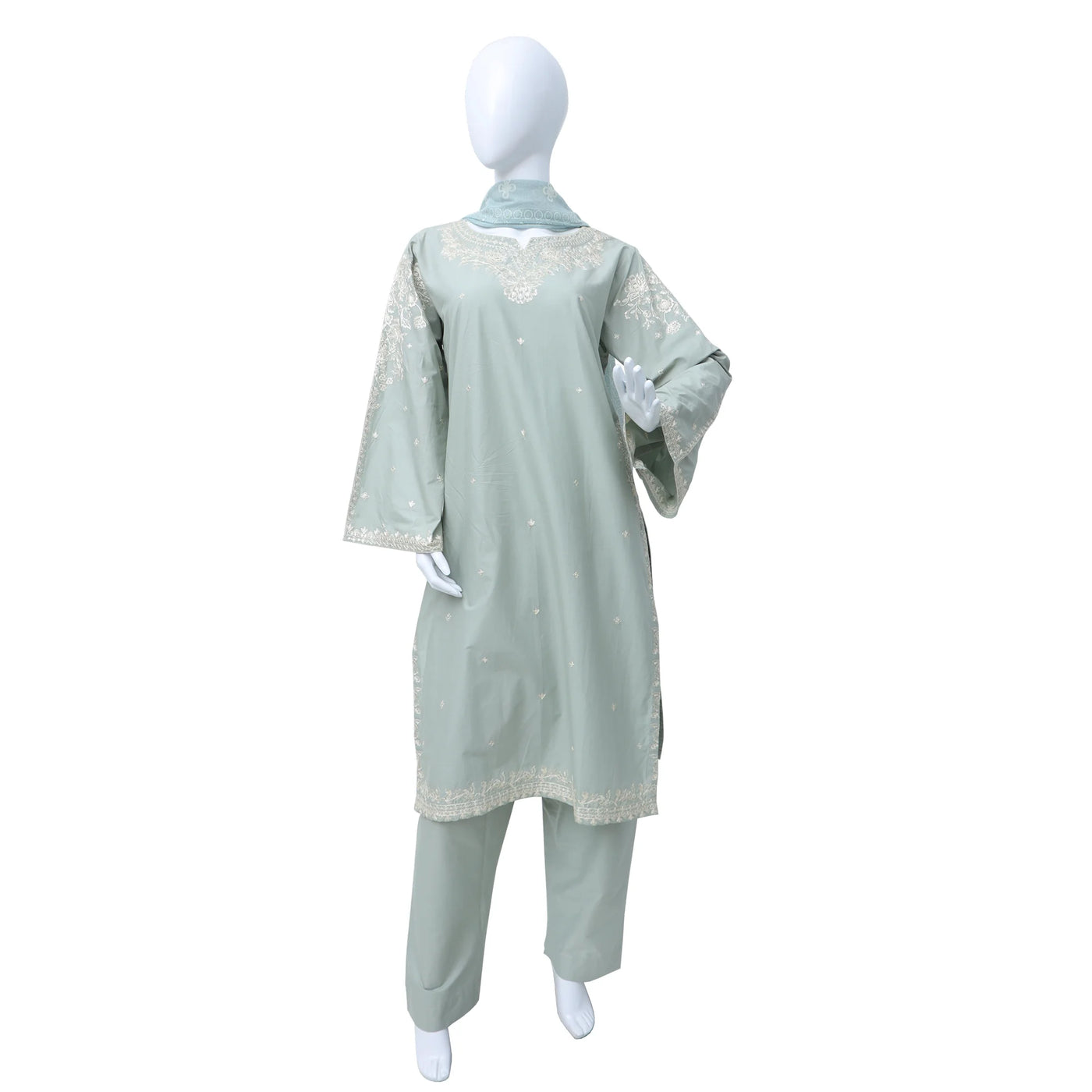 Khobsurat embroidered winter cotton 3pc stitched