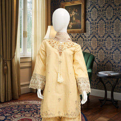 Khobsurat Embroidered Winter Cotton 3pc Stitched