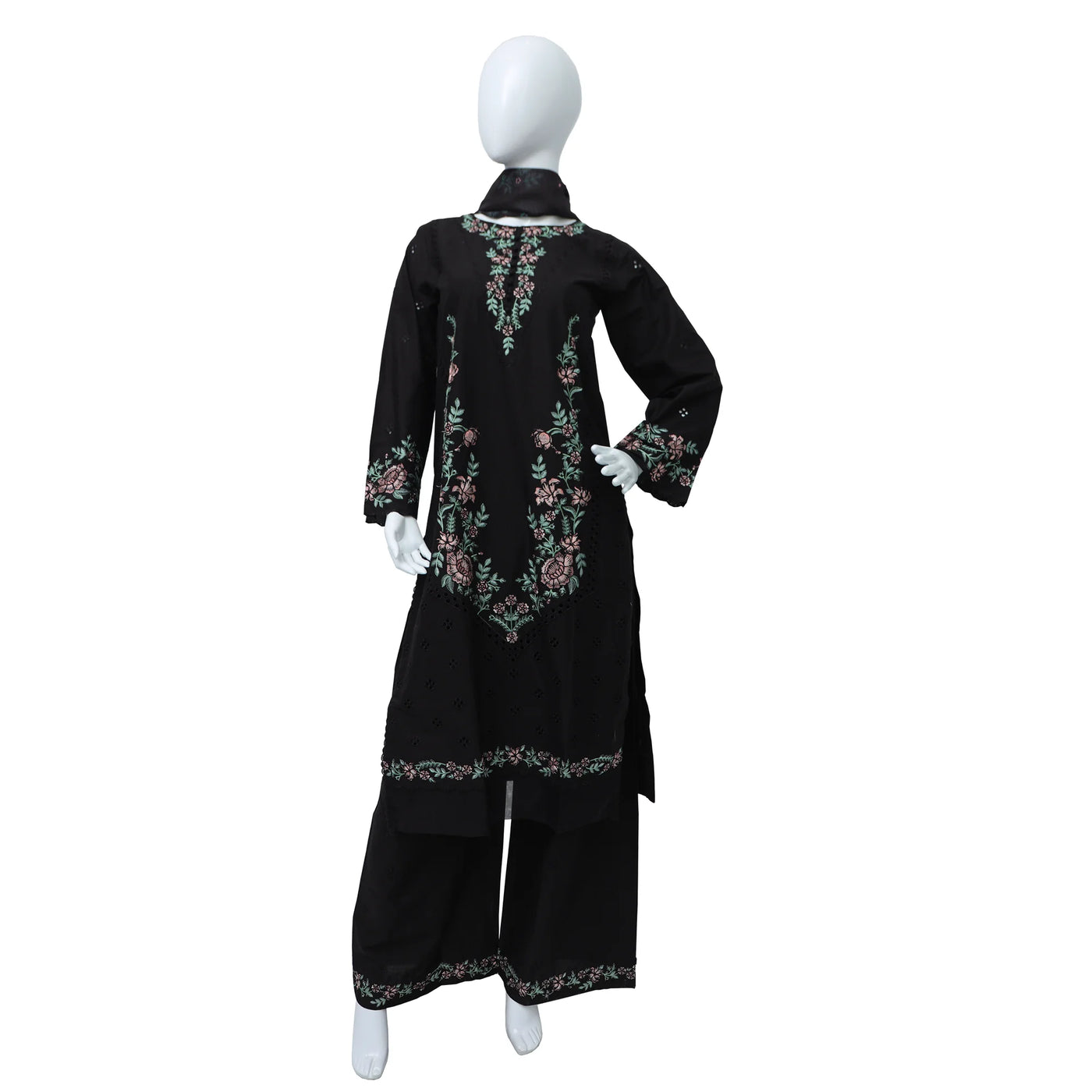 Khobsurat embroidered winter cotton 3pc stitched