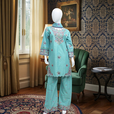 Khobsurat Embroidered Winter Cotton 3pc Stitched