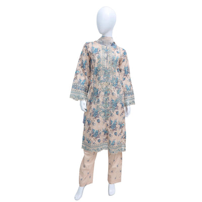 Khobsurat embroidered CAMBRIC 3pc stitched