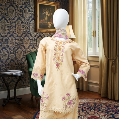 Khobsurat Embroidered Winter Cotton 3pc Stitched