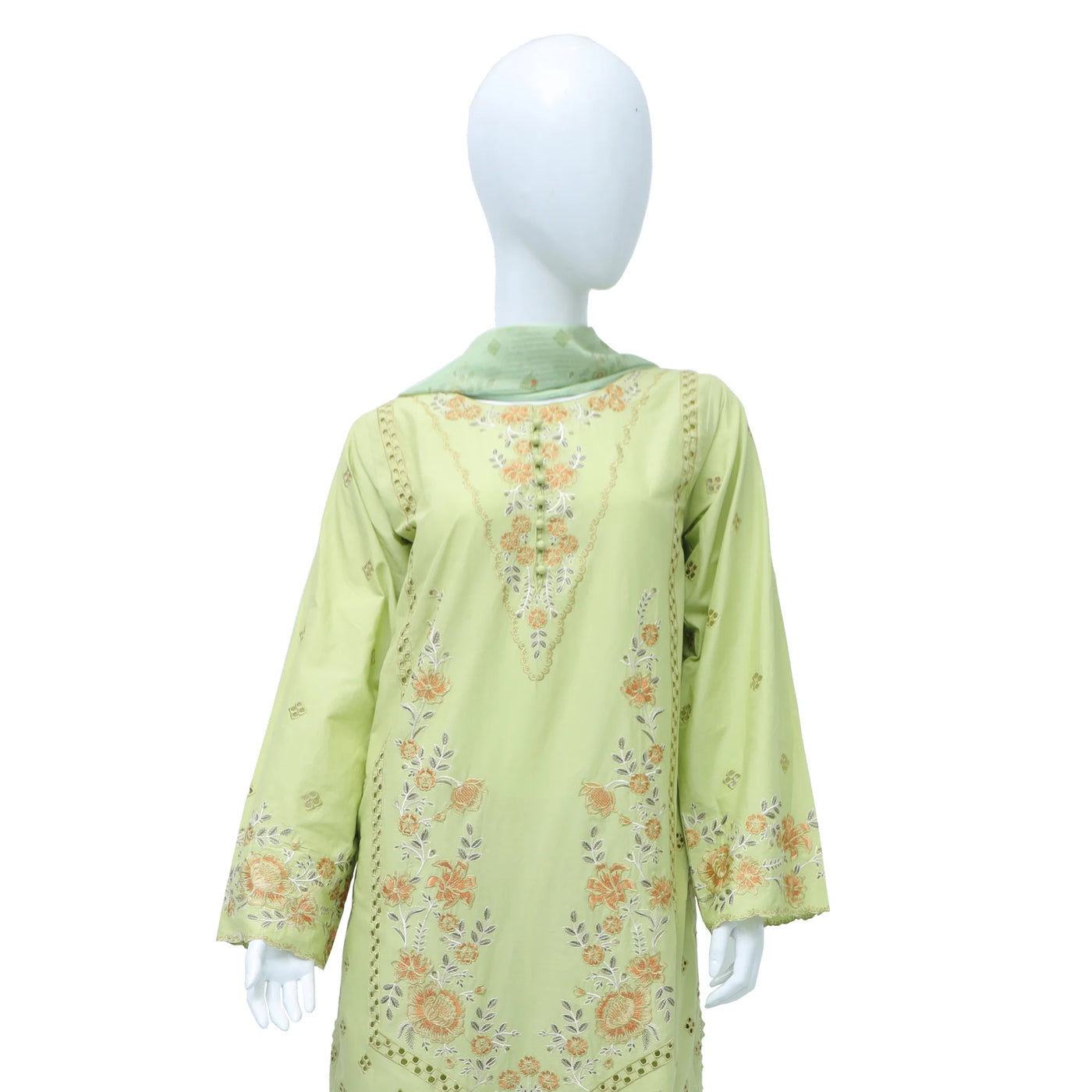 Khobsurat embroidered winter cotton 3pc stitched