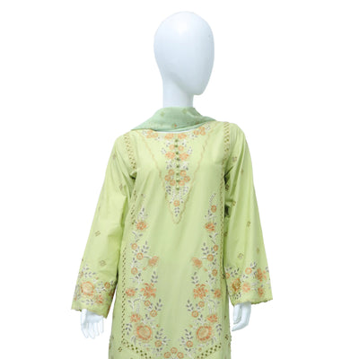 Khobsurat embroidered winter cotton 3pc stitched