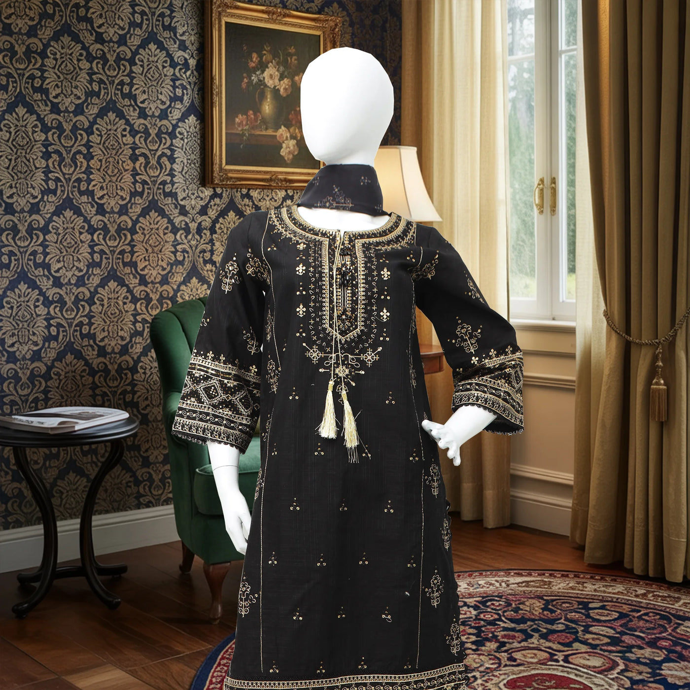 Khobsurat Embroidered Winter Cotton 3pc Stitched