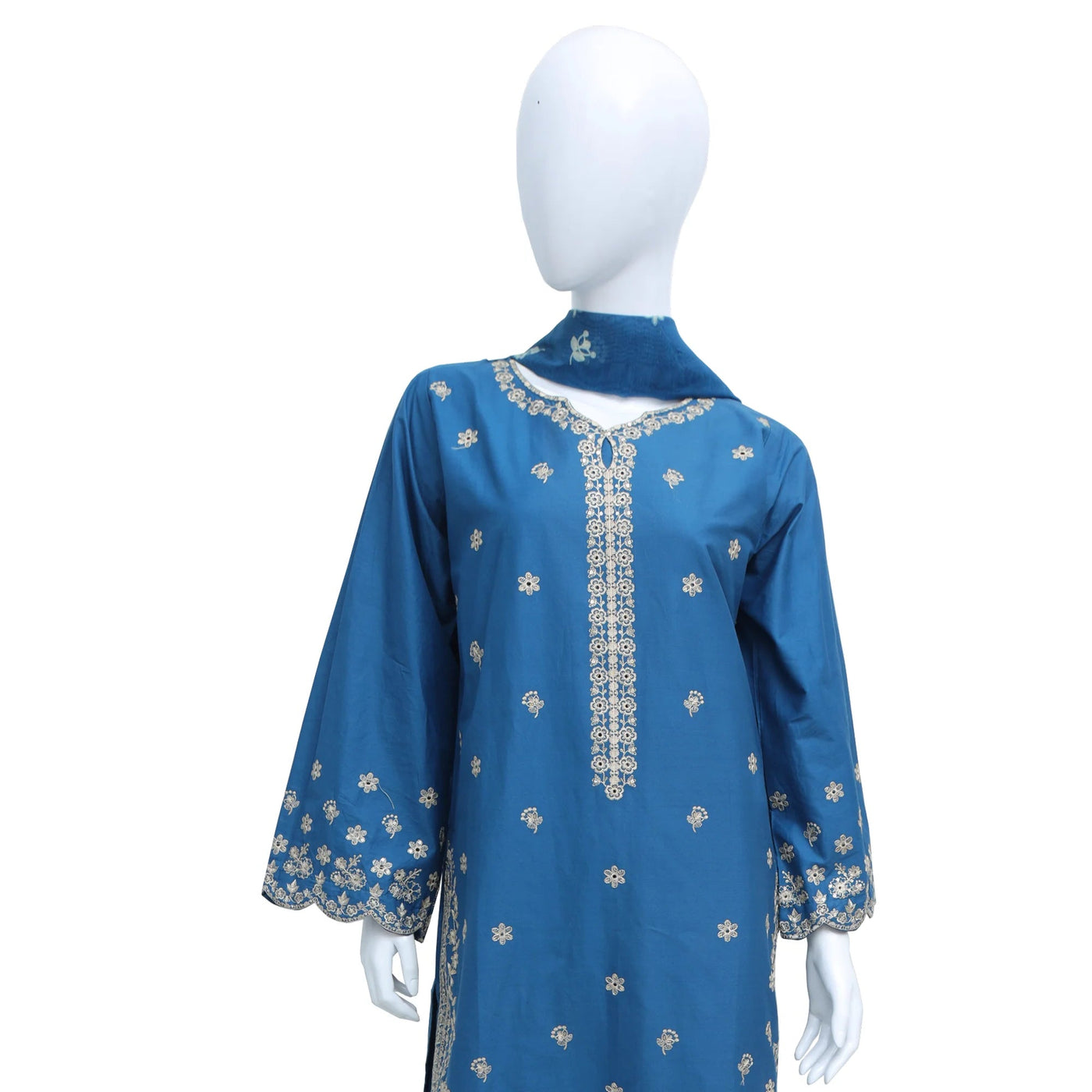 Khobsurat embroidered winter cotton 3pc stitched
