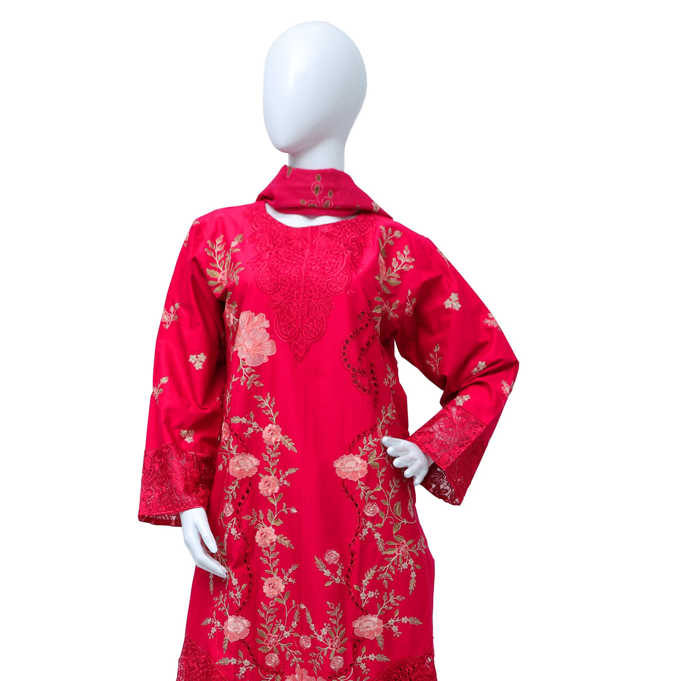 Khobsurat embroidered winter cotton 3pc stitched