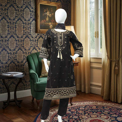 Khobsurat Embroidered Winter Cotton 3pc Stitched