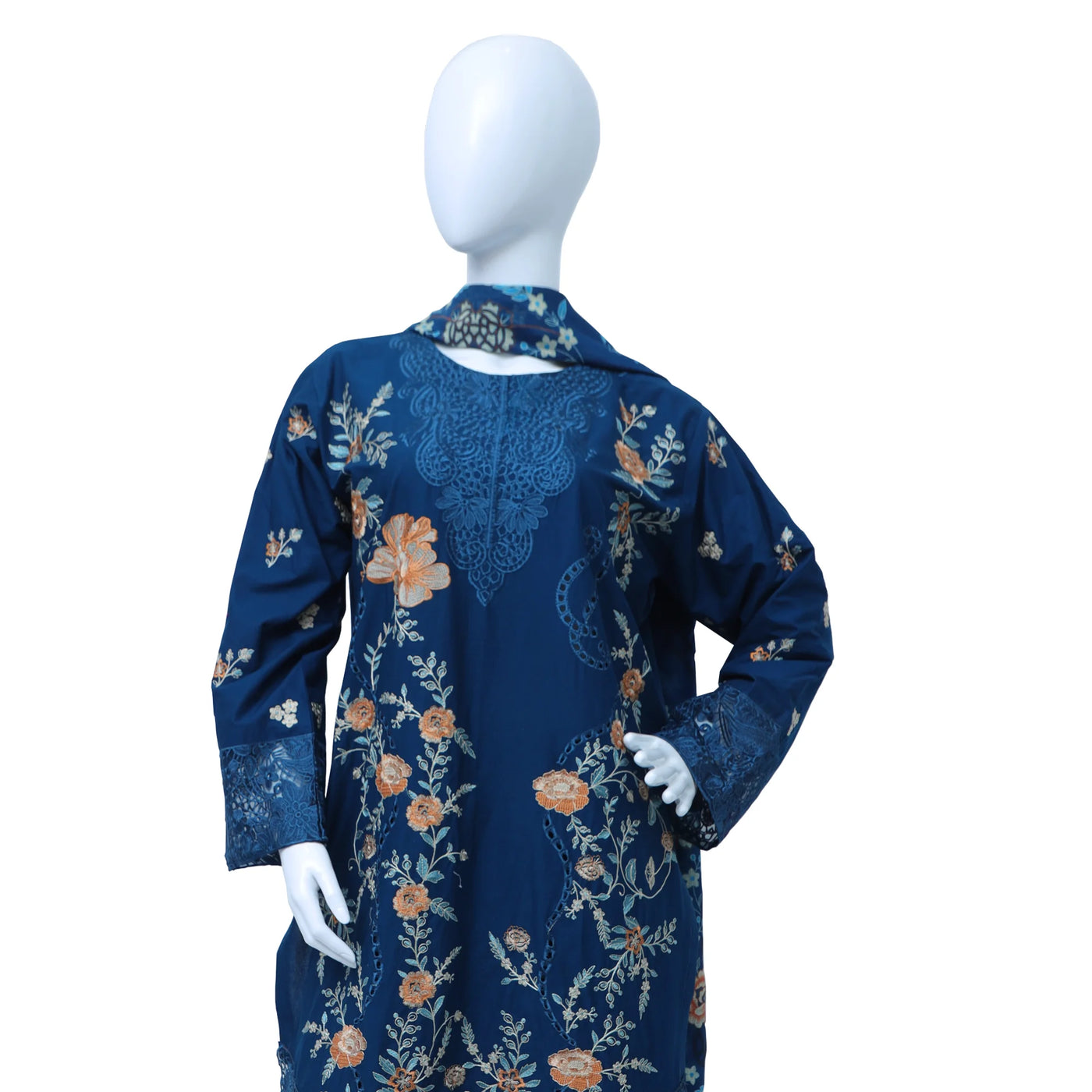 Khobsurat embroidered winter cotton 3pc stitched