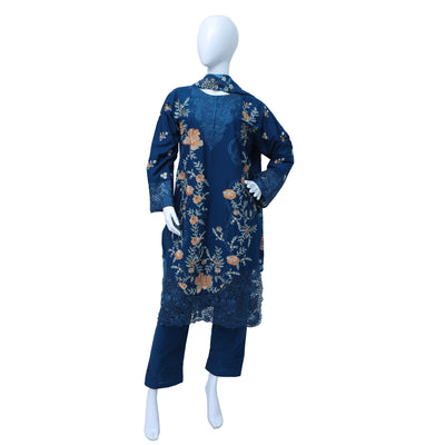 Khobsurat embroidered winter cotton 3pc stitched