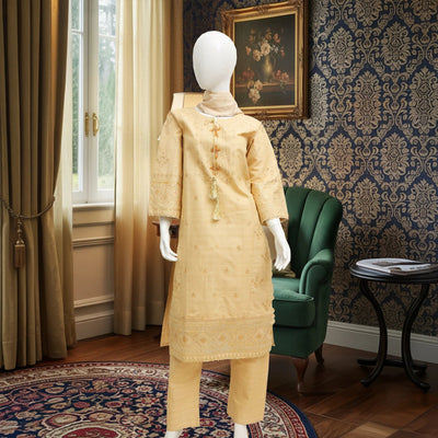 Khobsurat Embroidered Winter Cotton 3pc Stitched