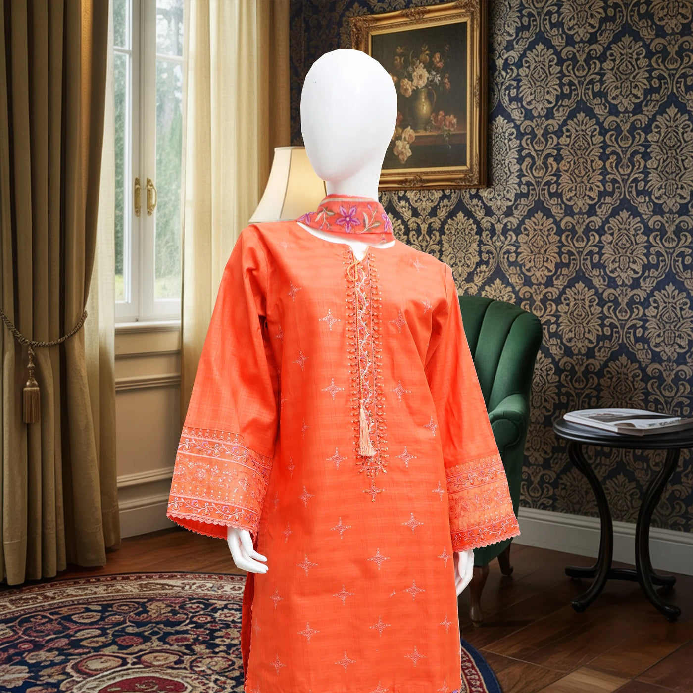 Khobsurat Embroidered Winter Cotton 3pc Stitched