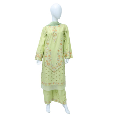 Khobsurat embroidered winter cotton 3pc stitched