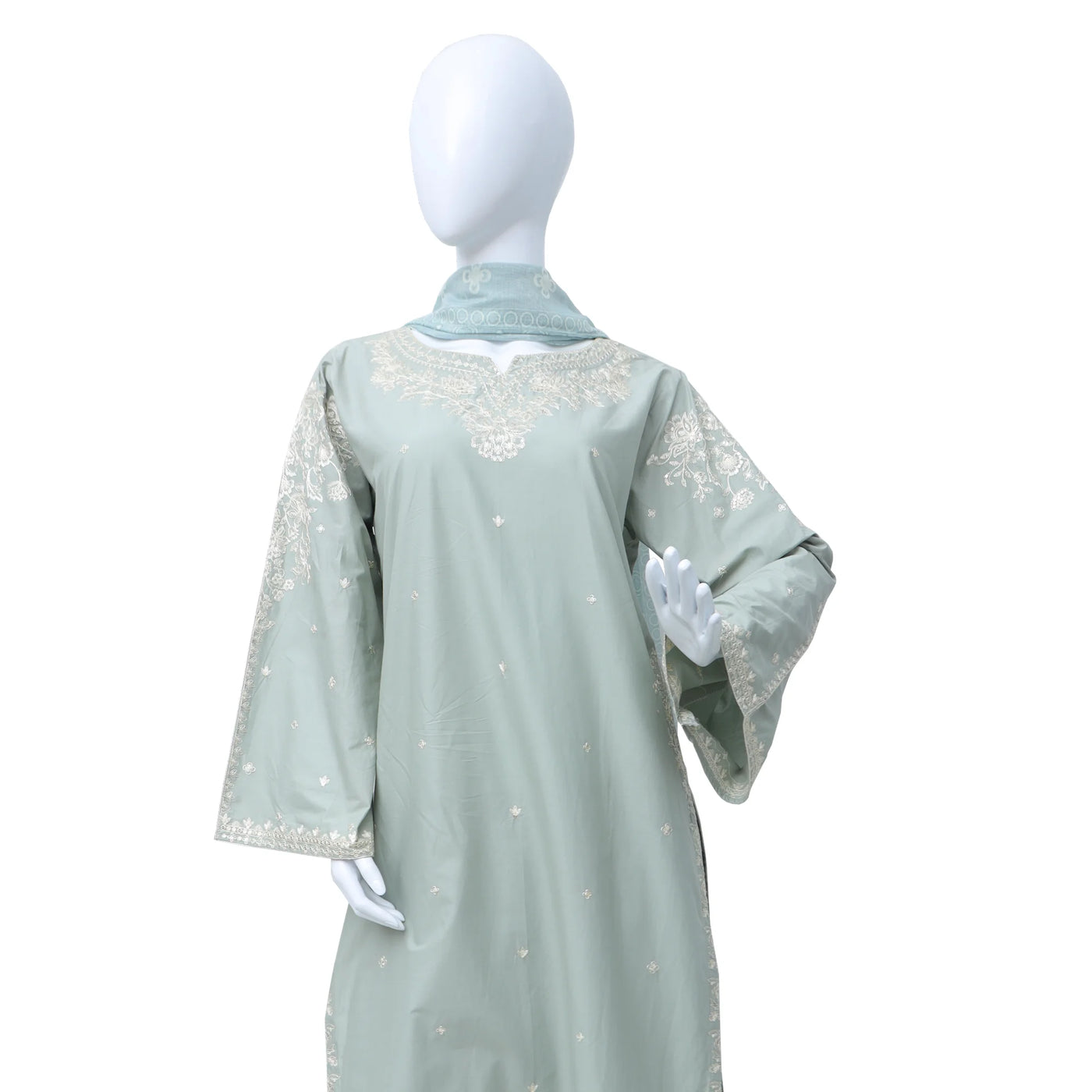 Khobsurat embroidered winter cotton 3pc stitched