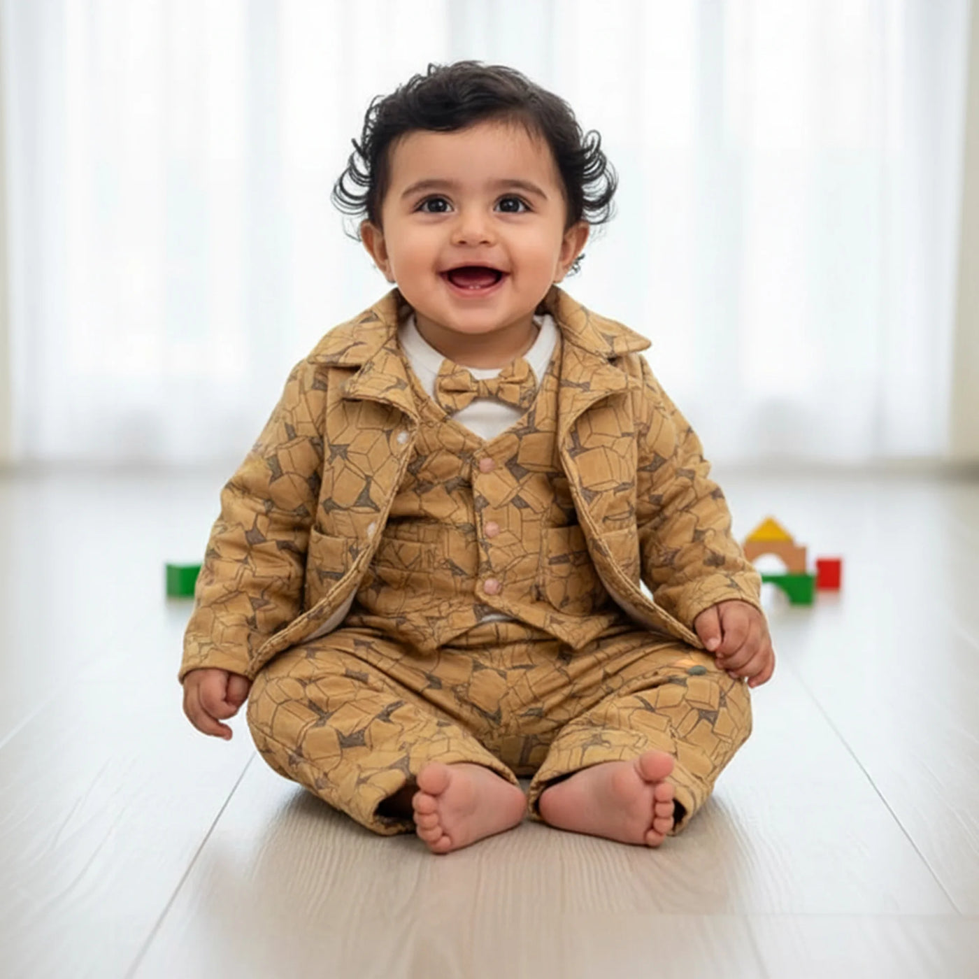 FORMAL 4PC SUIT WITH BOW TIE - BOYS (INFANTS)