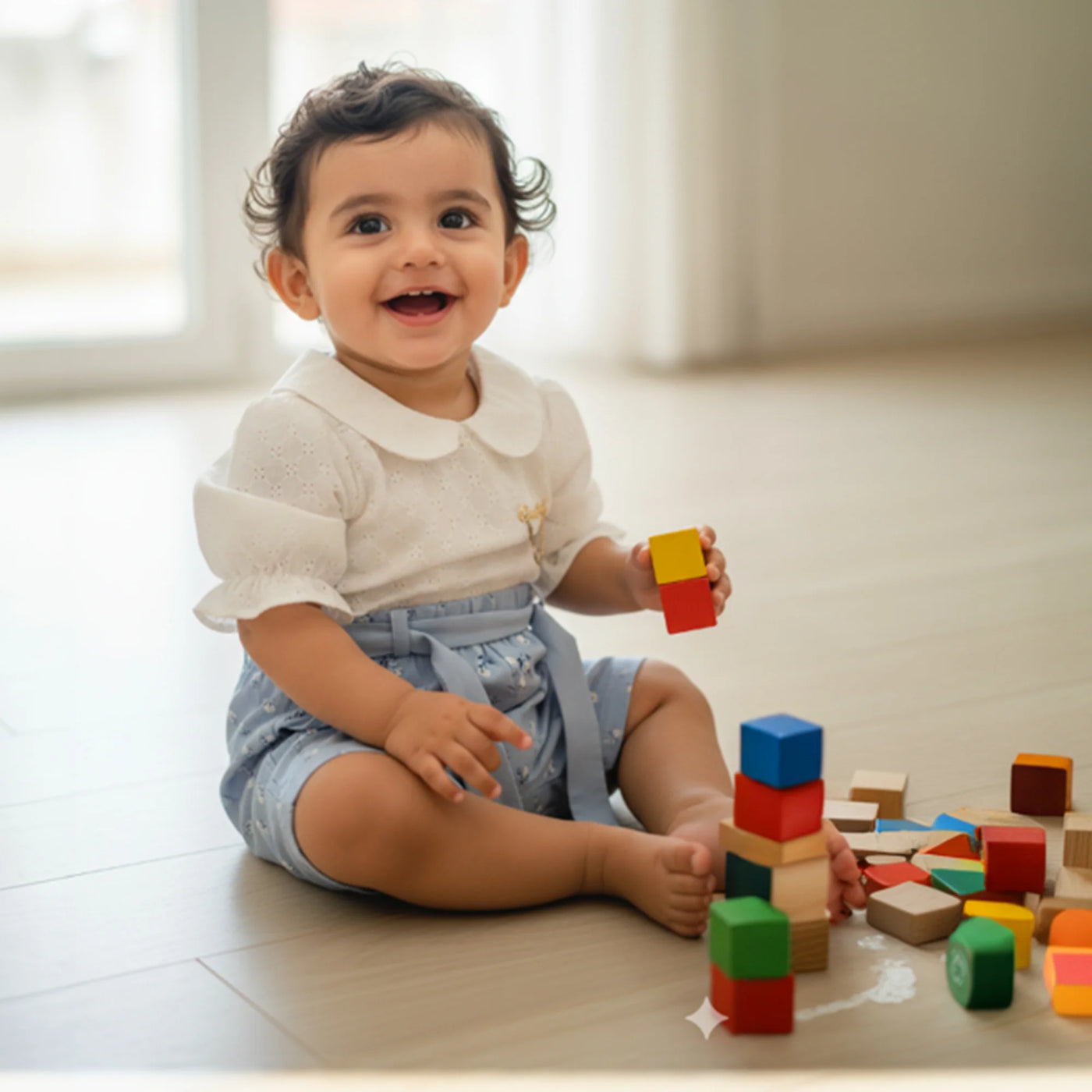 GOODLUCK FLORAL JUMPSUIT - GIRLS (INFANTS)