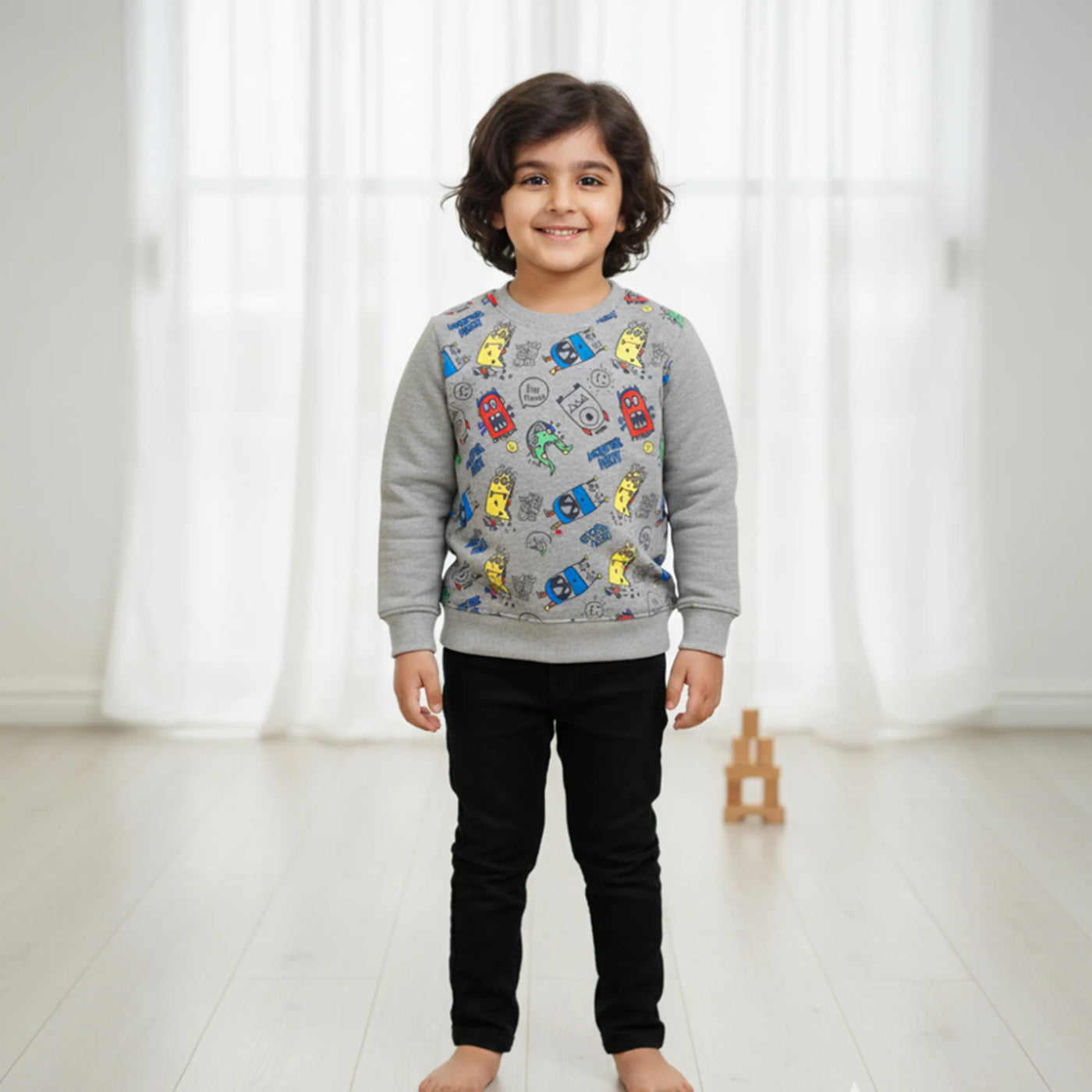 Monster Party Sweatshirt - Boys