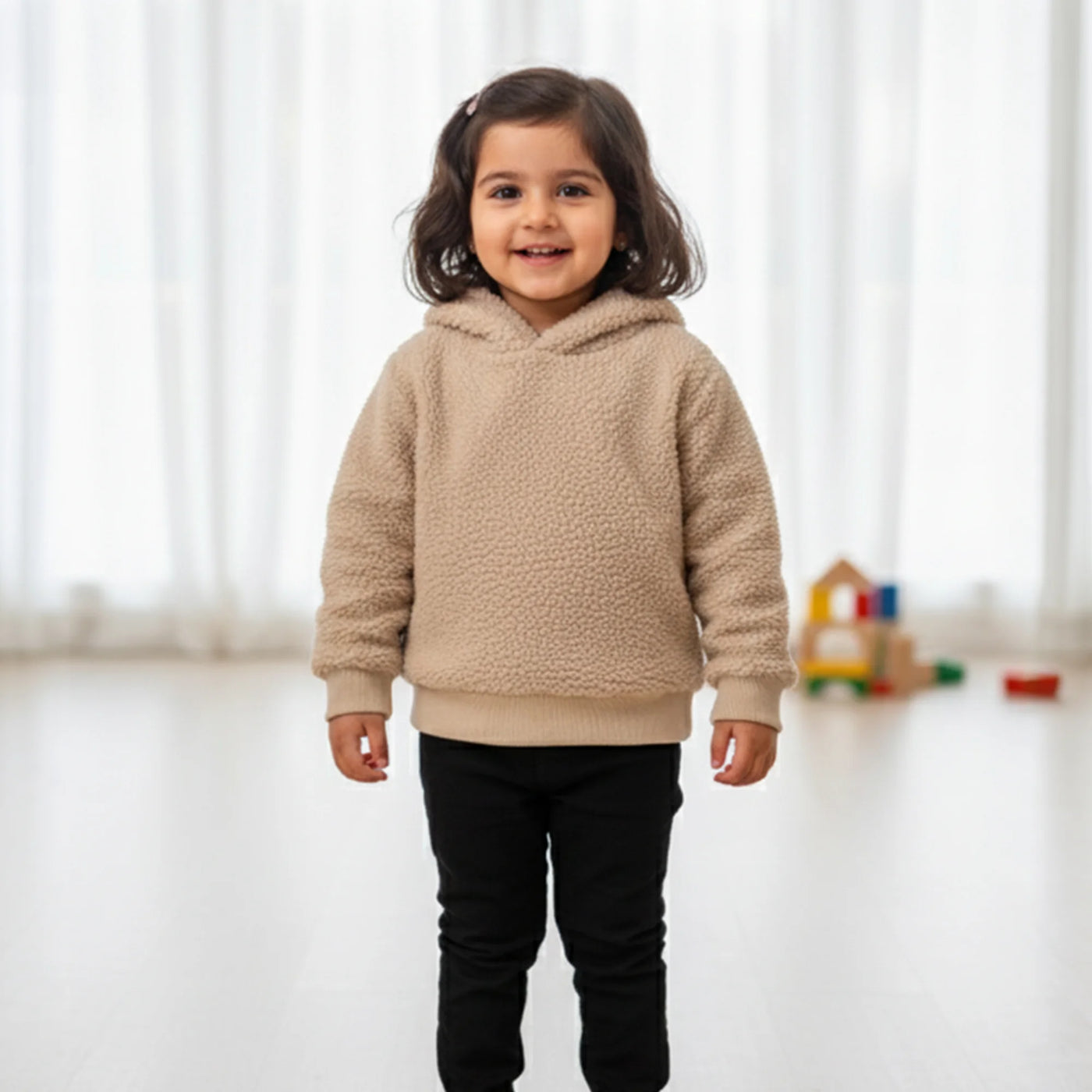 Bunny Fleece Hoodie - Girls