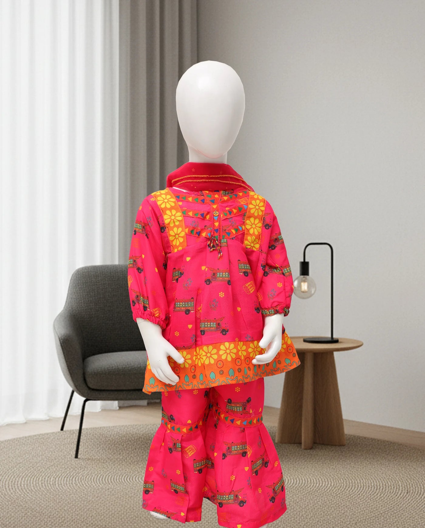 Printed Shalwar Kameez - Girls