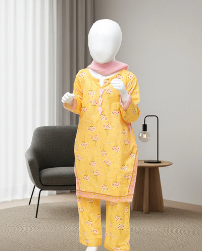 Printed Shalwar Kameez - Girls