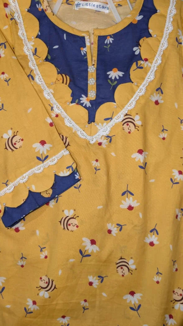 Printed Shalwar Kameez - Girls