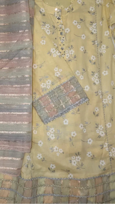 Printed Shalwar Kameez - Girls