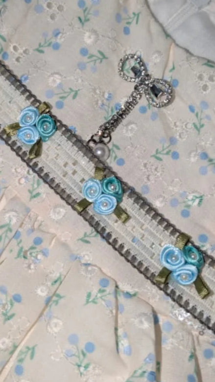 Embroidered Frock with Tights - Girls (Infants)